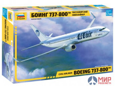 7019 Звезда 1/144 Пассажирский авиалайнер Боинг 737-800