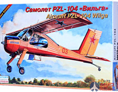 ее72148 Воcточный Экспресс 1/72 Самолет PZL-104 Вильга (серия LD)