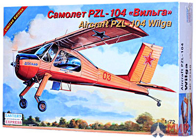 ее72148 Воcточный Экспресс 1/72 Самолет PZL-104 Вильга (серия LD)