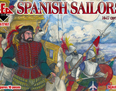 RB72102 Red Box 1/72 16-17th Century Spanish Sailors Set 1