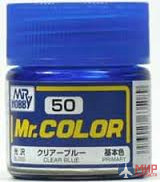 C 50 Gunze Sangyo (Mr. Color) Краска уретановый акрил Mr. Color 10мл CLEAR BLUE