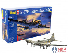 04279 Revell 1/72 Самолет B-17F Memphis Belle, ВВС США