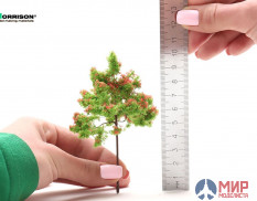 011-dcv-016 Morrison Нежно-розовое цветущее дерево для макета. Высота 10 см.