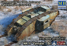 MB72006 Master Box 1/72 Британский танк МКII "Самка", Битва Аррас период 1917 года