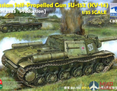 CB35113 Bronco Models 1/35 Танк Russian Self-Propelled Gun SU-152 (KV-14) April 1943 (early)