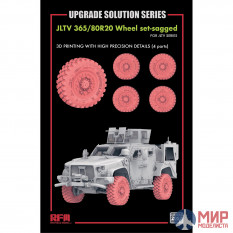 RM-2052 Rye Field Models 1/35 Wheel set-sagged for JLTV (3D printed，Total 4 wheels)