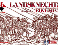 RB72058 Red Box 1/72 Landsknechts (Pikemen)