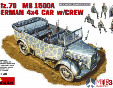 35139 MiniArt 1/35 Kfz.70 (MB 1500A) Немецкий автомобиль с экипажем