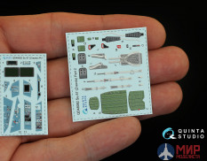 QD48082 Quinta Studio 3D Декаль интерьера кабины Су-57 (Звезда)