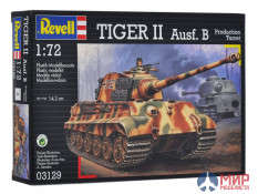 03129 REVELL НЕМЕЦКИЙ ТЯЖЕЛЫЙ ТАНК TIGER II AUSF. B (1:72)