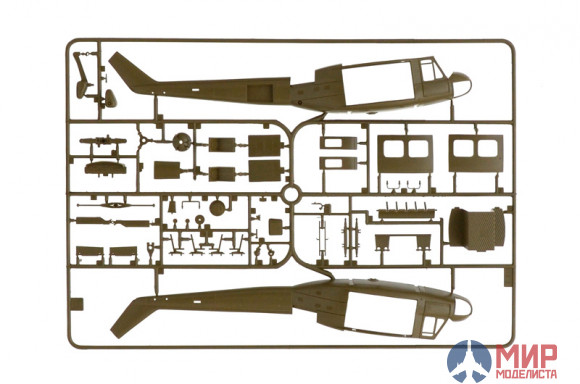 0849 Italeri вертолет  UH-1D "SLICK" (1:48)