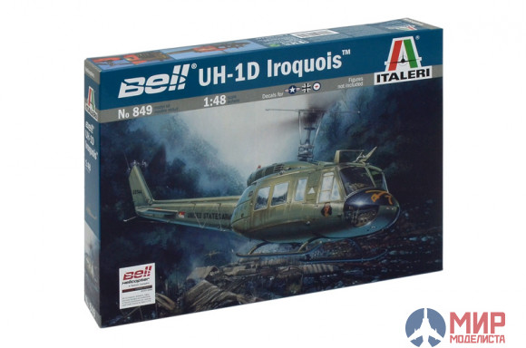 0849 Italeri вертолет  UH-1D "SLICK" (1:48)