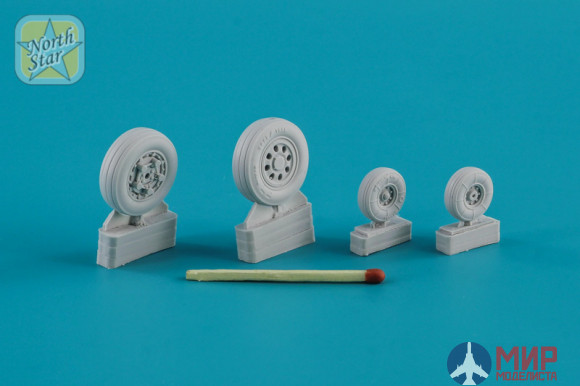 Ns72074-b North Star Models 1/72 F-15 E/ I /K Wheels set. Light series