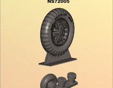 Ns72005 North Star Models 1/72 Колеса Wheels set for Bf.109 B,C,E