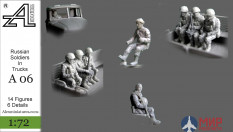 А06 Alex miniatures 1/72 Российские солдаты в грузовике