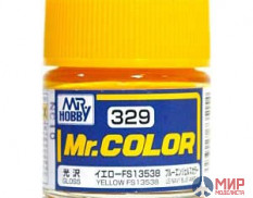 C329 Gunze Sangyo (Mr. Color) Краска уретановый акрил Mr. Color 10мл YELLOW FS13538