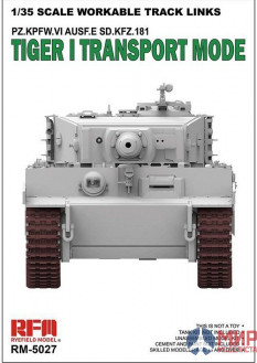 RM-5027 Rye Field Models 1/35 Workable Track Links for Tiger I Transport Mode