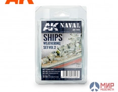 AK556 AK Interactive Naval Ships Weathering Set vol.2