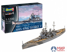 05161 REVELL ЛИНКОР H.M.S KING GEORGE V (1:1200)