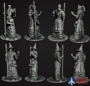 CHM-54118(M) Chronos Miniatures 54 mm Волшебник (2 варианта голов)