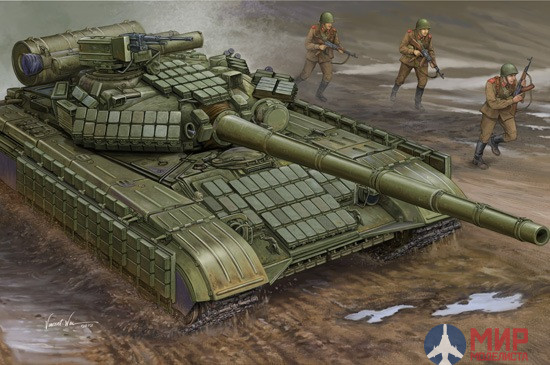 01580 Trumpeter 1/35 Советский танк T-64АВ мод. 1984