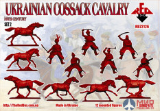 RB72126 Red Box 1/72 Ukrainian Сossack Cavalry. 16 cent. Set 2