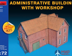 72021 MiniArt наборы для диорам  ADMINISTRATIVE BUILDING WITH WORKSHOP  (1:72)