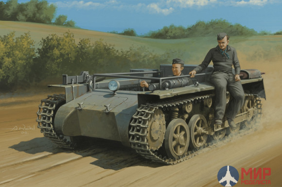 80144 Hobby Boss танк German Pz.Kpfw.1 Ausf. A ohne Aufbau 1/35