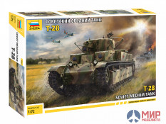 5064 Звезда 1/72 Советский средний танк Т-28 (сборка с клеем)