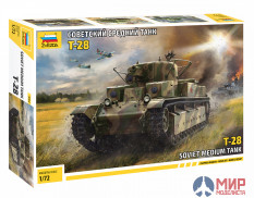 5064 Звезда 1/72 Советский средний танк Т-28 (сборка с клеем)