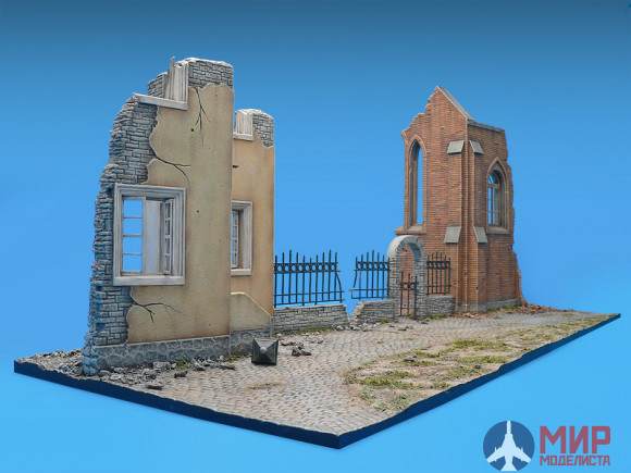 36029 MiniArt наборы для диорам  VILLAGE STREET  (1:35)