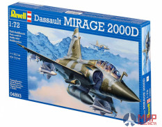 04893 REVELL ФРАНЦУЗСКИЙ МНОГОЦЕЛЕВОЙ ИСТРЕБИТЕЛЬ DASSAULT MIRAGE 2000D (1:72)