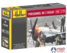 49648  Heller  солдаты  Персонал USAAF (1:72)