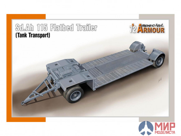 SA72022 Special Hobby 1/72 Sd.Ah 115 Flatbed Trailer (Tank Transport)