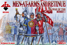 RB72040 Red Box 1/72 War of the Roses 1. Men-at-Arms and Retinue