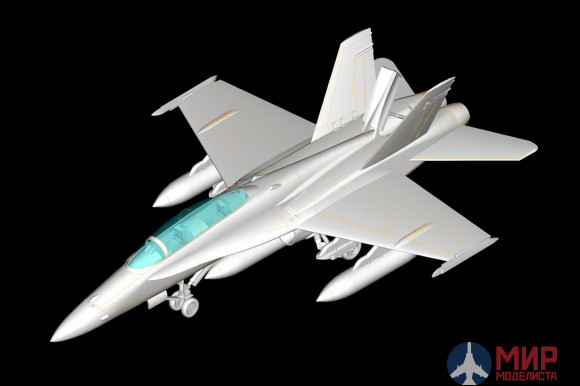 80269 Hobby Boss самолёт  F/A-18D Hornet 1:72