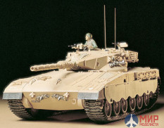 35127 Tamiya 1/35 Израильский танк Merkava I с 105-мм пушкой и 1 фигурой танкиста