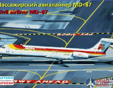ее144110 Воcточный Экспресс 1/144 Пассажирский самолет MD-87 Iberia