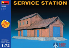 72028 MiniArt наборы для диорам  SERVICE STATION  (1:72)