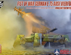 UA72113 Modelcollect Fist of War German WWII E75 Ausf.vierfubler Rheintochter 1