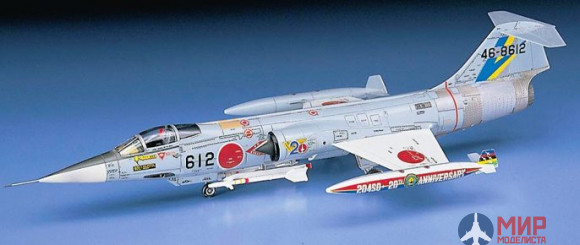 00446 Hasegawa Истребитель-перехватчик вооруженных сил Канады F-104J/CF-104 Starfighter