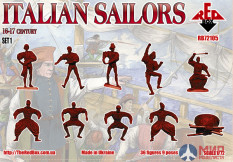 RB72105 Red Box 1/72 16-17th Century Italian Sailors Set 1