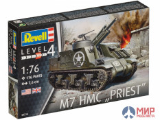 03216 REVELL АМЕРИКАНСКАЯ САМОХОДНАЯ ГАУБИЦА M7 HMC "PRIEST" (1:76)