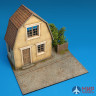 36031 MiniArt наборы для диорам  VILLAGE HOUSE WITH BASE  (1:35)