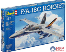 04894 REVELL АМЕРИКАНСКИЙ САМОЛЕТ F/A-18C HORNET (1:72)