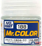 C188 Gunze Sangyo (Mr. Color) Краска уретановый акрил Mr. Color 10мл FLAT BASE ROUGH