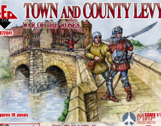 RB72041 Red Box 1/72 War of the Roses 2. Town and County Levy