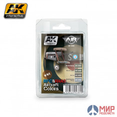 AK-2280 AK-Interactive AK 2280 WW1 RFC & RNAS AIRCRAFT COLORS Set