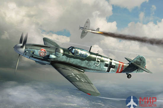 02297 Trumpeter 1/32 Самолет Мессершмитт Bf 109G-6 (поздний)