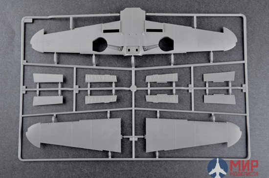 02297 Trumpeter 1/32 Самолет Мессершмитт Bf 109G-6 (поздний)